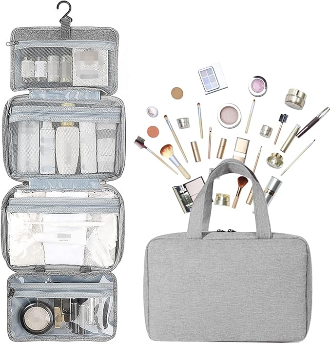 Fold-Down Hanging Toiletry Bag