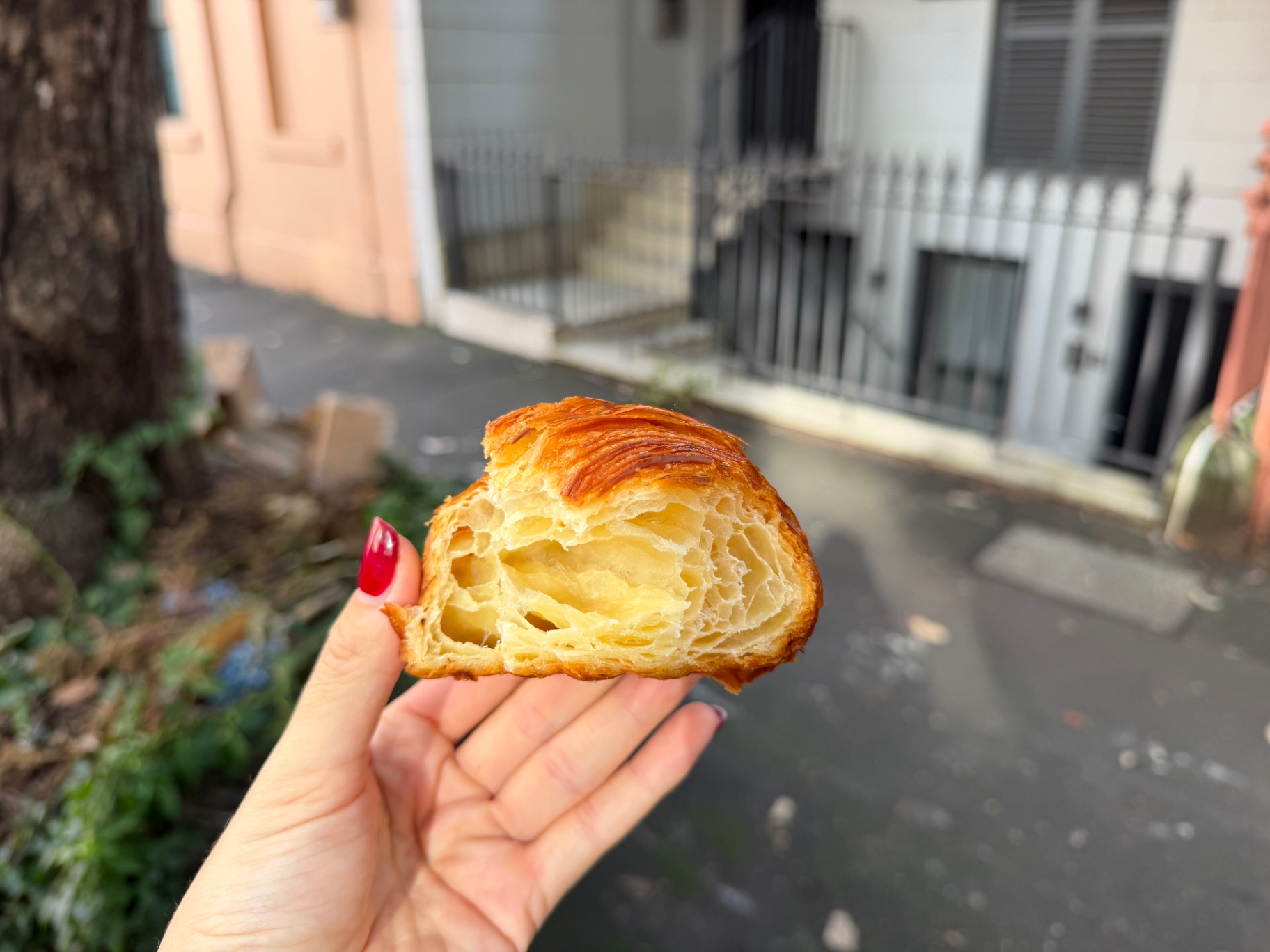 Original croissant at Shadow Baking in Darlinghurst, Sydney.